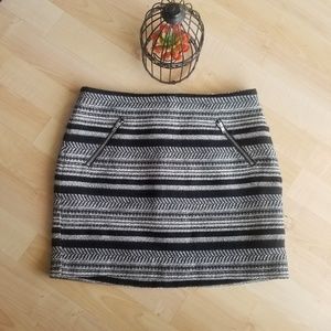 H & M Gray Mini Skirt Size 4